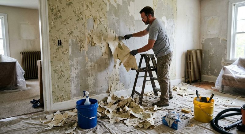 Wallpaper Removal Service project example